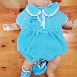 La Newborn Moments EXTREMELY RARE TURQUOISE BLUE top & bottom outfit